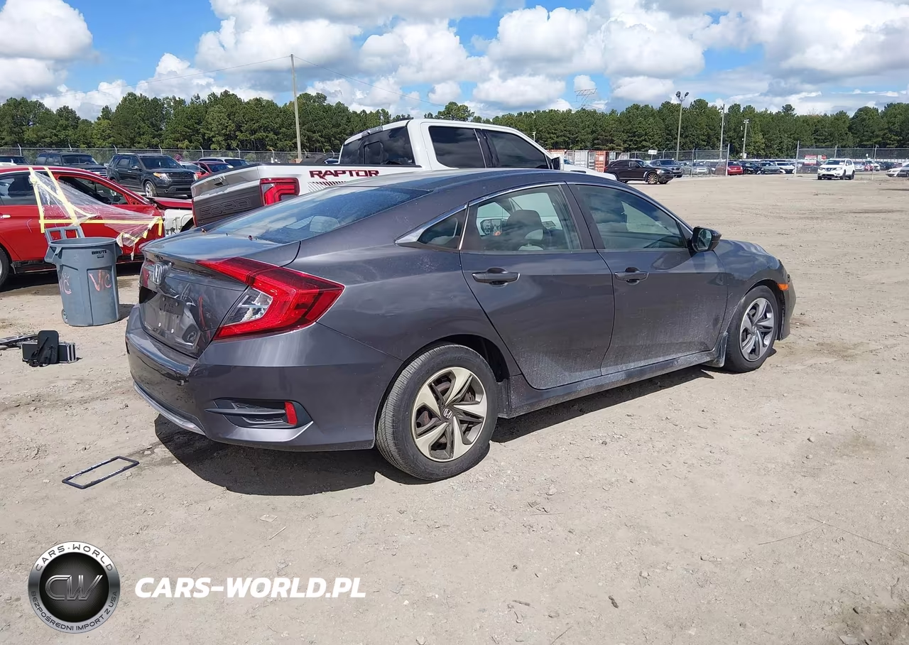 2019 Honda Civic Lx VIN:2HGFC2F60KH519736 - 4