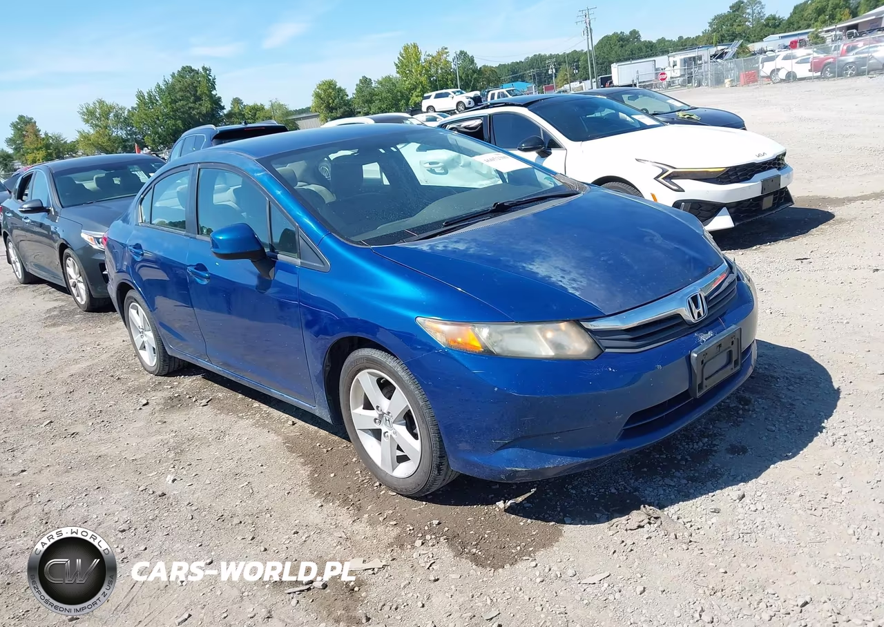 2012 Honda Civic Lx VIN:19XFB2F53CE333923 - 1