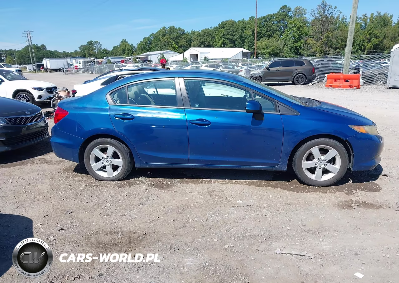 2012 Honda Civic Lx VIN:19XFB2F53CE333923 - 13