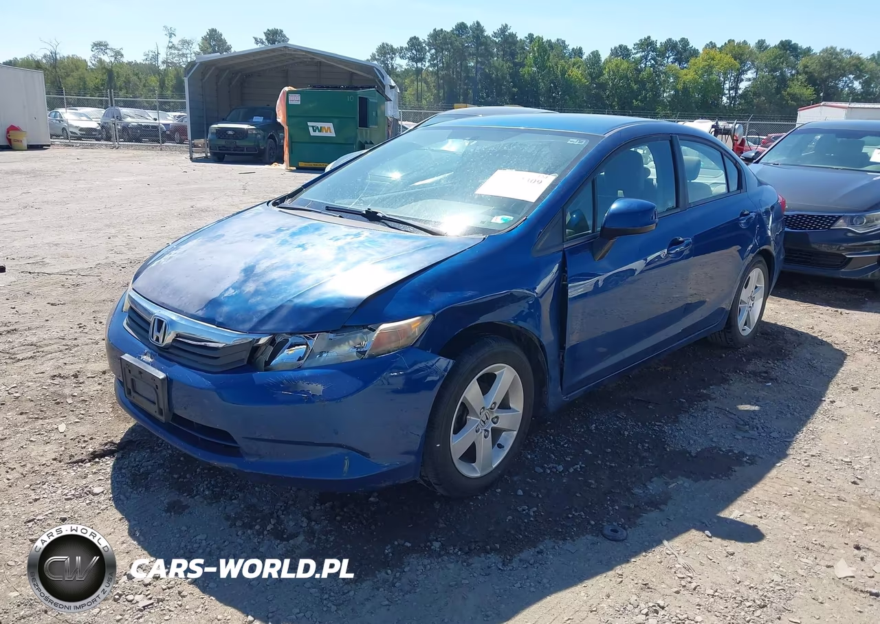 2012 Honda Civic Lx VIN:19XFB2F53CE333923 - 2