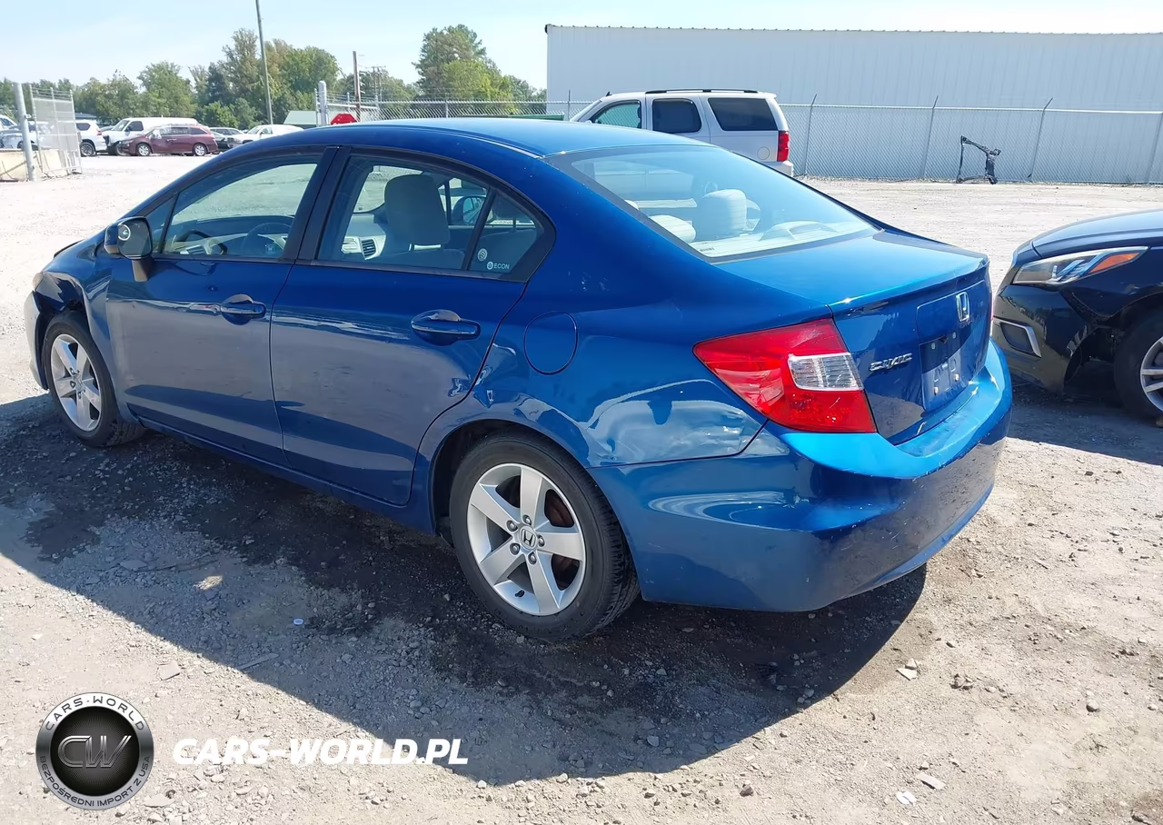 2012 Honda Civic Lx VIN:19XFB2F53CE333923 - 3
