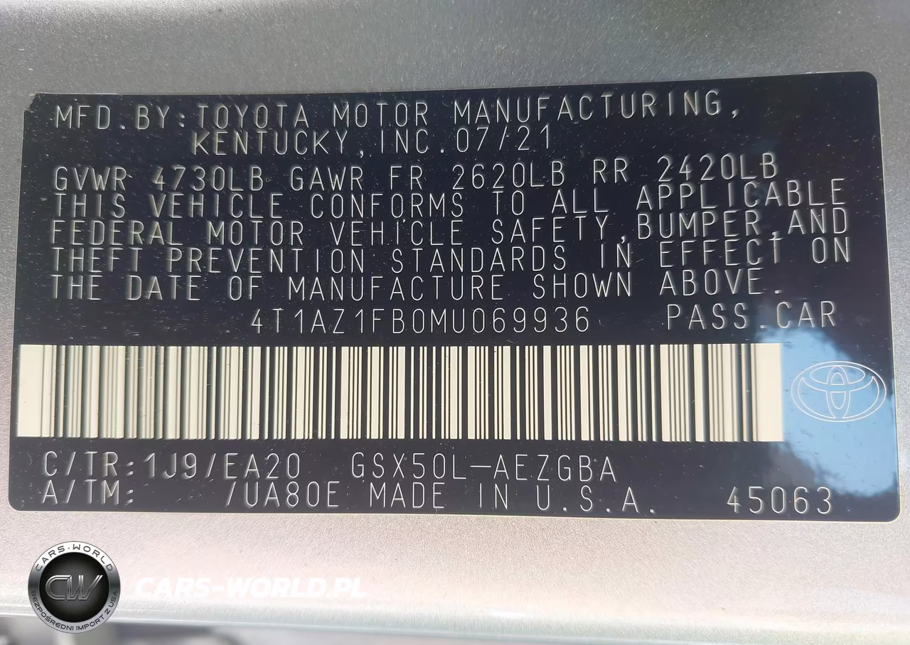 2021 Toyota Avalon Xle VIN:4T1AZ1FB0MU069936 - 9