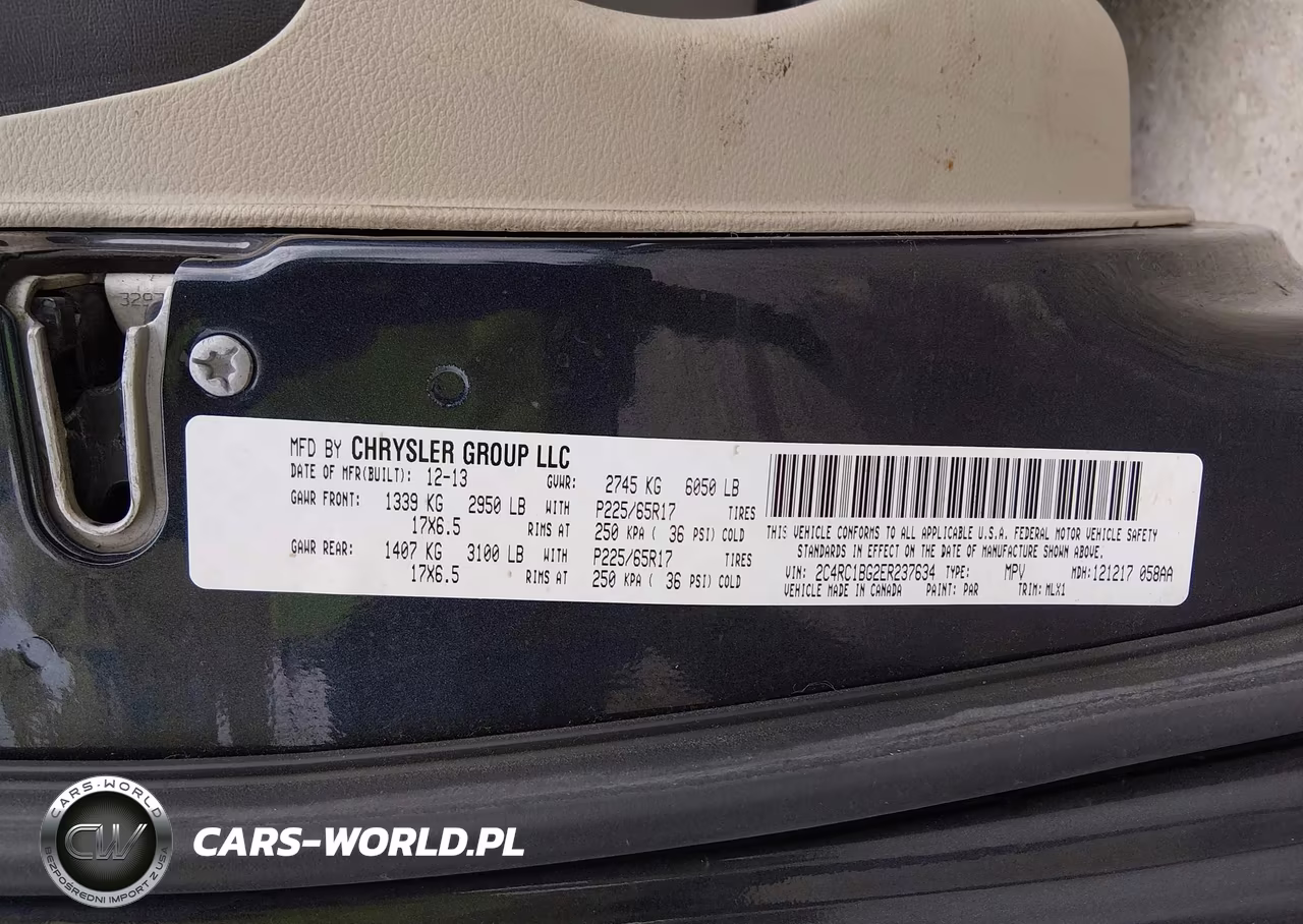 2014 Chrysler Town & Country Touring VIN:2C4RC1BG2ER237634 - 9