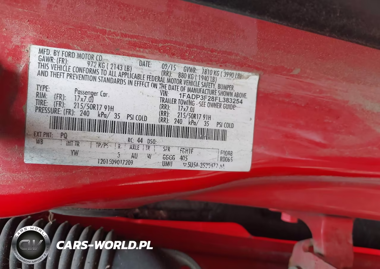 2015 Ford Focus Se VIN:1FADP3F28FL383254 - 9