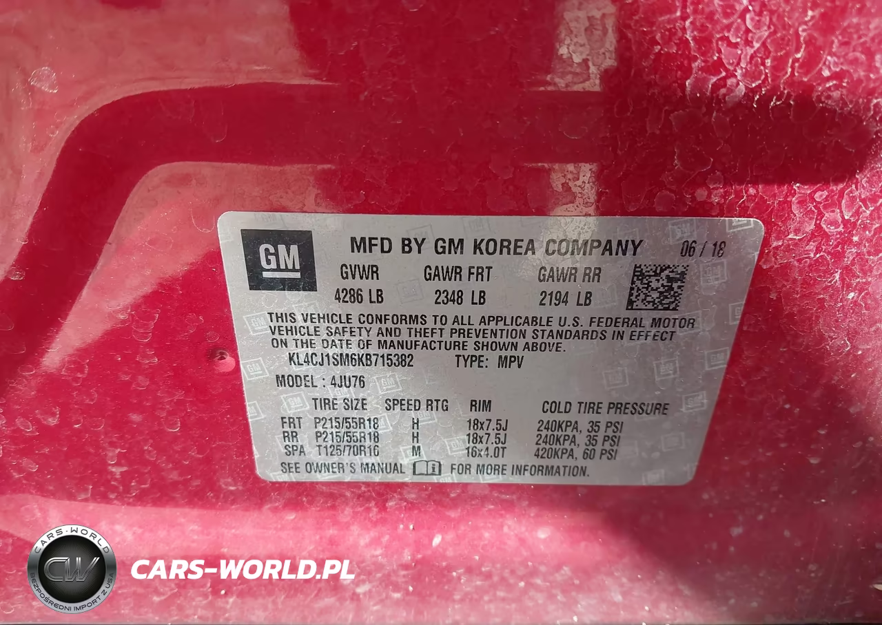 2019 Buick Encore Fwd Sport Touring VIN:KL4CJ1SM6KB715382 - 9