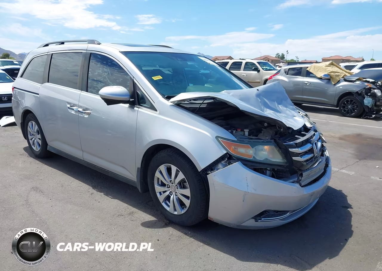 2014 Honda Odyssey Ex-L VIN:5FNRL5H6XEB077228 - 1