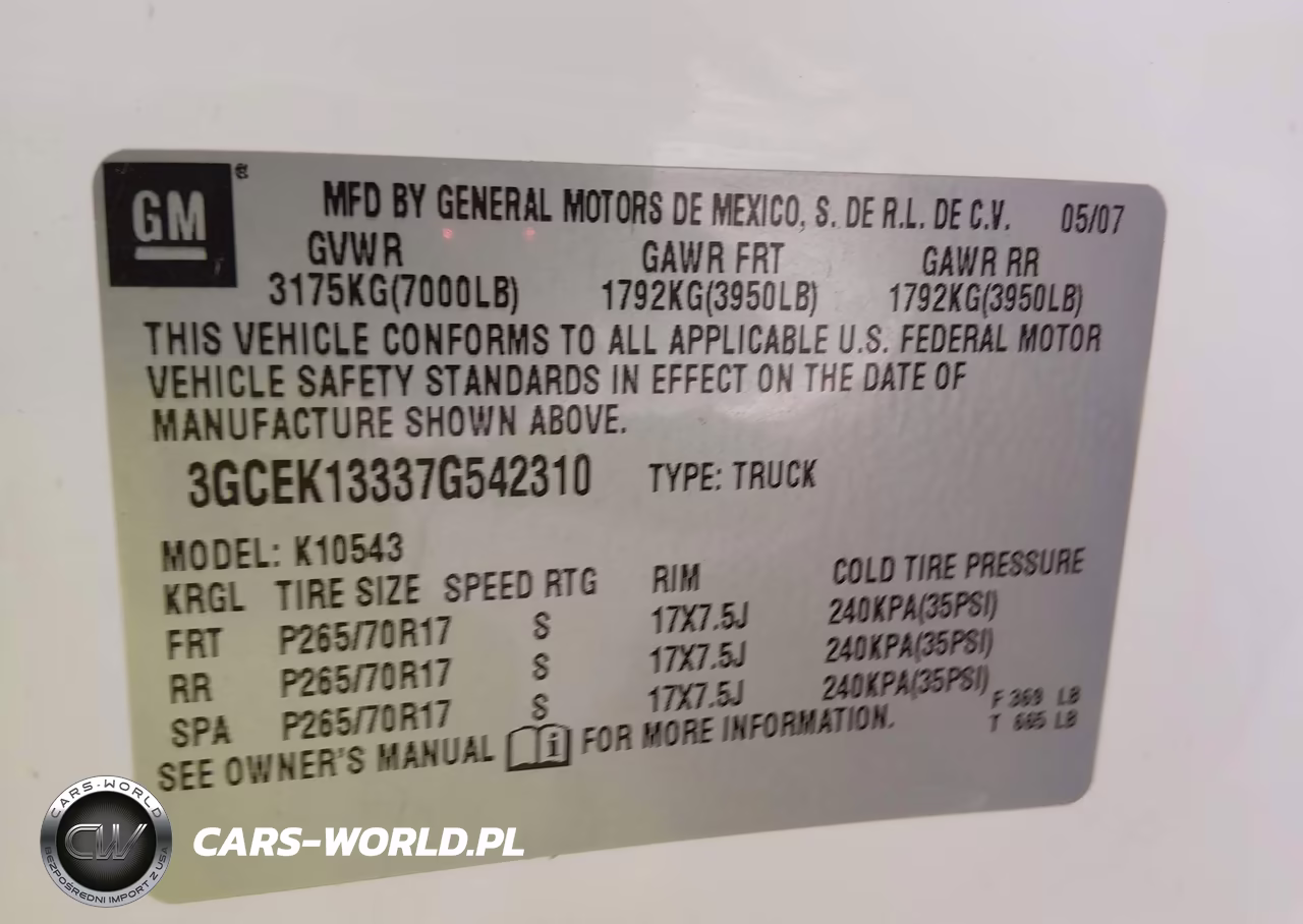 2007 Chevrolet Silverado 1500 Lt1 VIN:3GCEK13337G542310 - 9