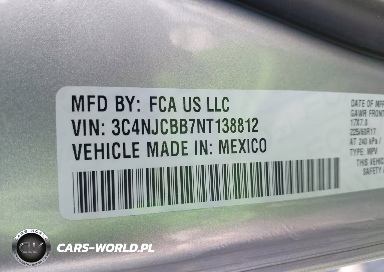 2022 Jeep Compass Latitude Fwd VIN:3C4NJCBB7NT138812 - 9