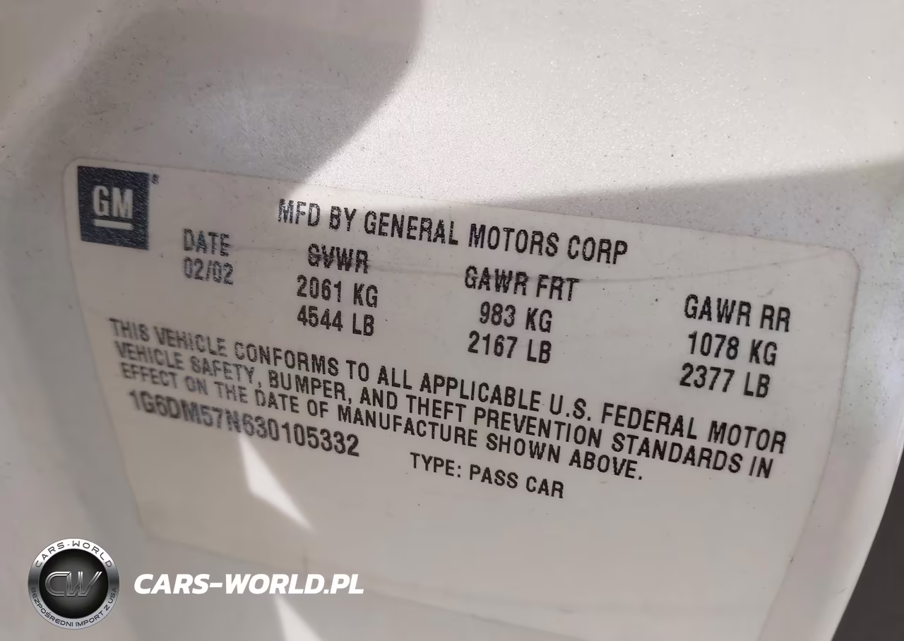 2003 Cadillac Cts Standard VIN:1G6DM57N630105332 - 9