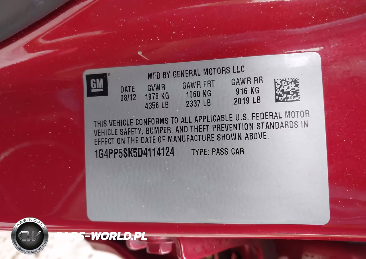 2013 Buick Verano VIN:1G4PP5SK5D4114124 - 9
