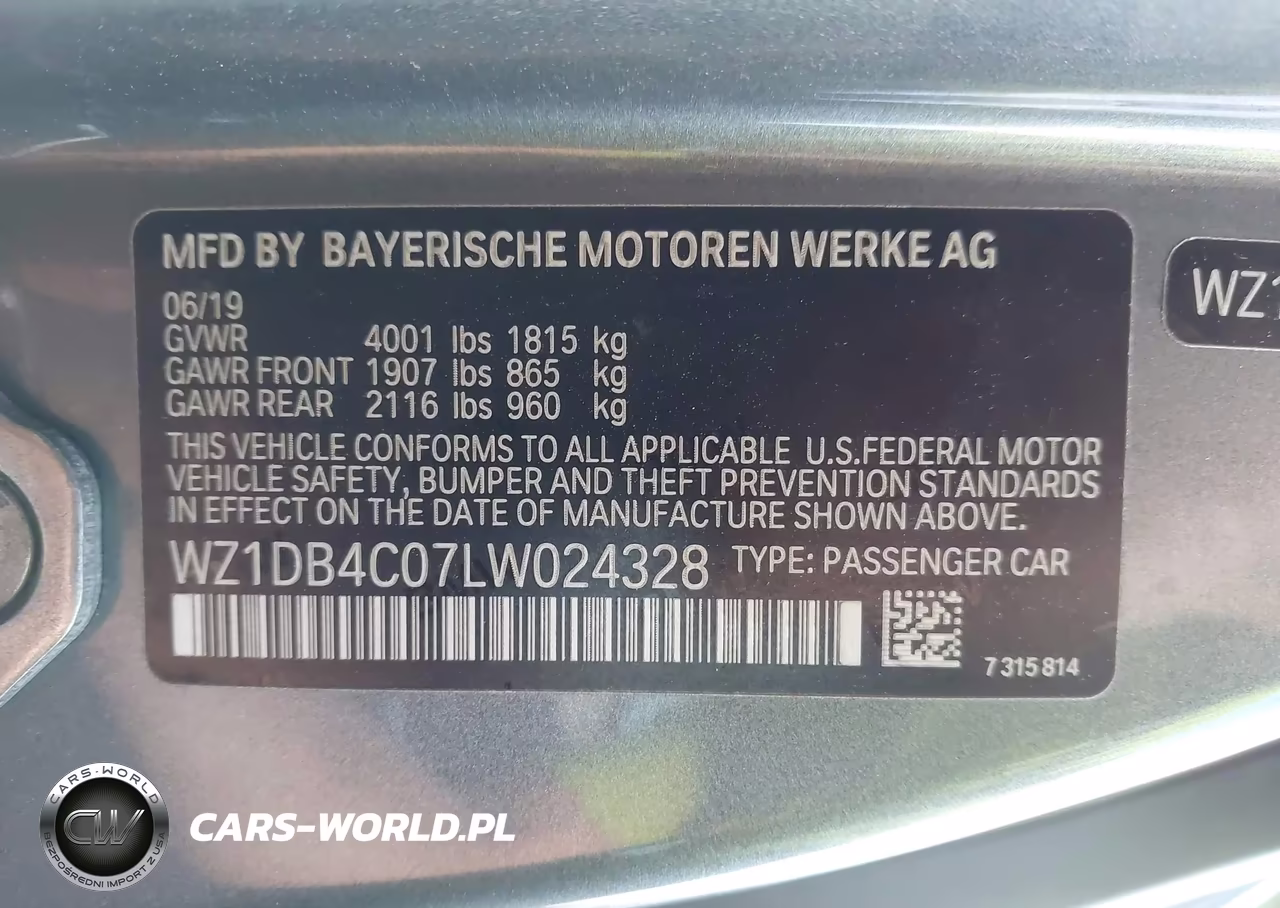 2020 Toyota Gr Supra 3.0 Premium VIN:WZ1DB4C07LW024328 - 9