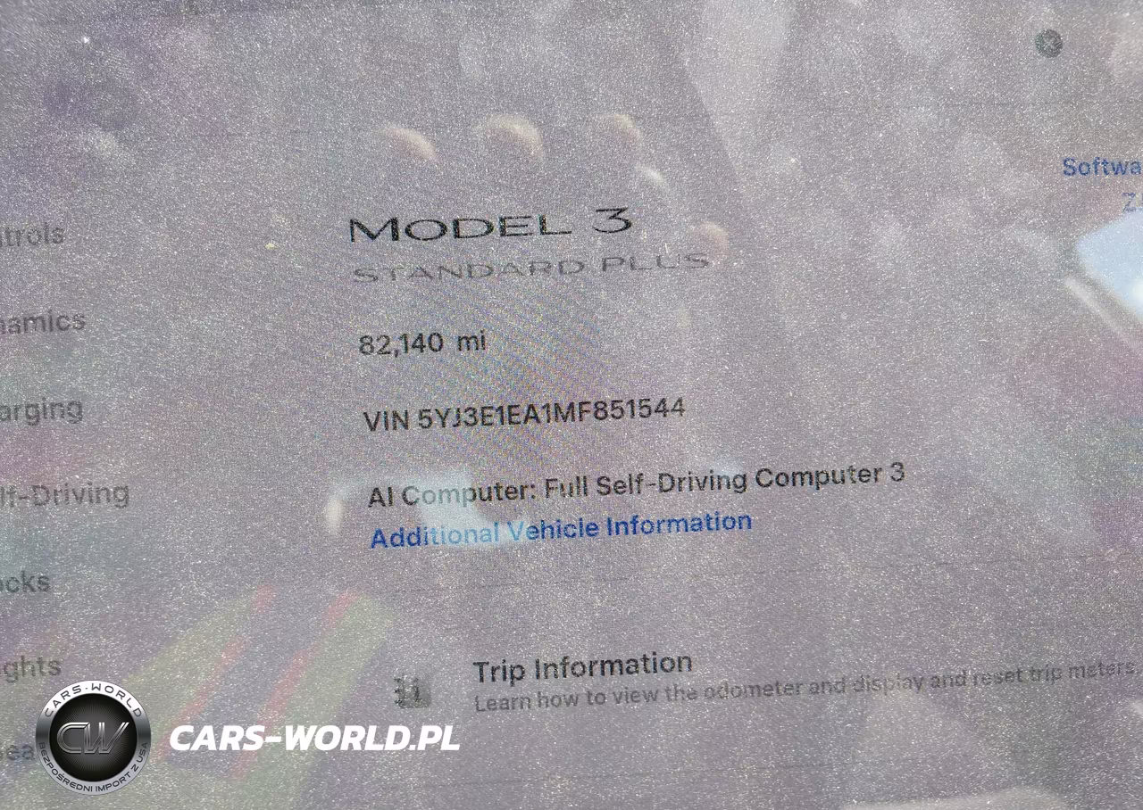 2021 Tesla Model 3 Standard Range Plus Rear-Wheel Drive VIN:5YJ3E1EA1MF851544 - 19