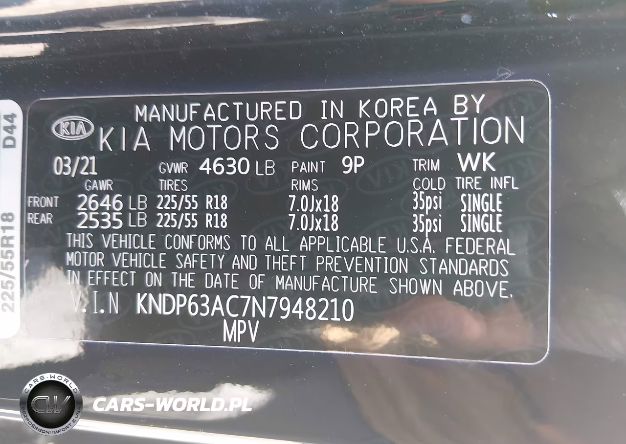 2022 Kia Sportage Nightfall Edition VIN:KNDP63AC7N7948210 - 9
