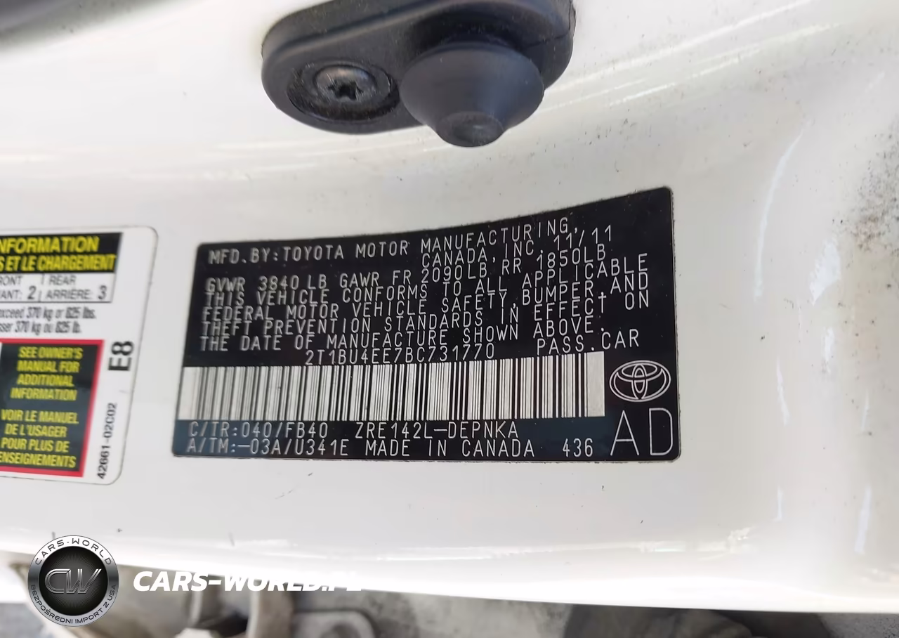 2011 Toyota Corolla Le VIN:2T1BU4EE7BC731770 - 9