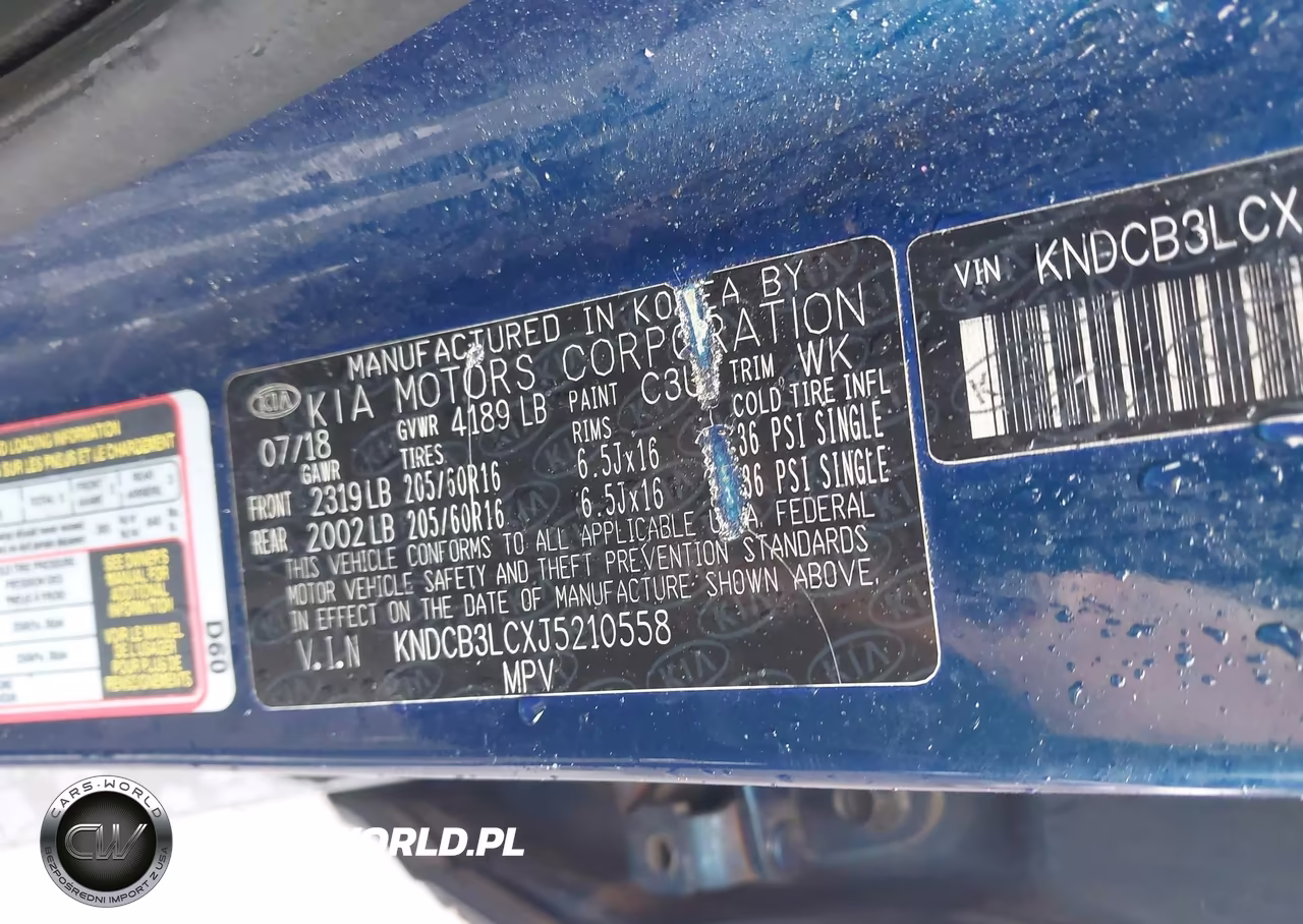 2018 Kia Niro Lx VIN:KNDCB3LCXJ5210558 - 9