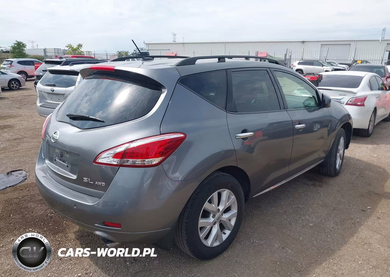 2014 Nissan Murano Sl VIN:JN8AZ1MW2EW503374 - 4