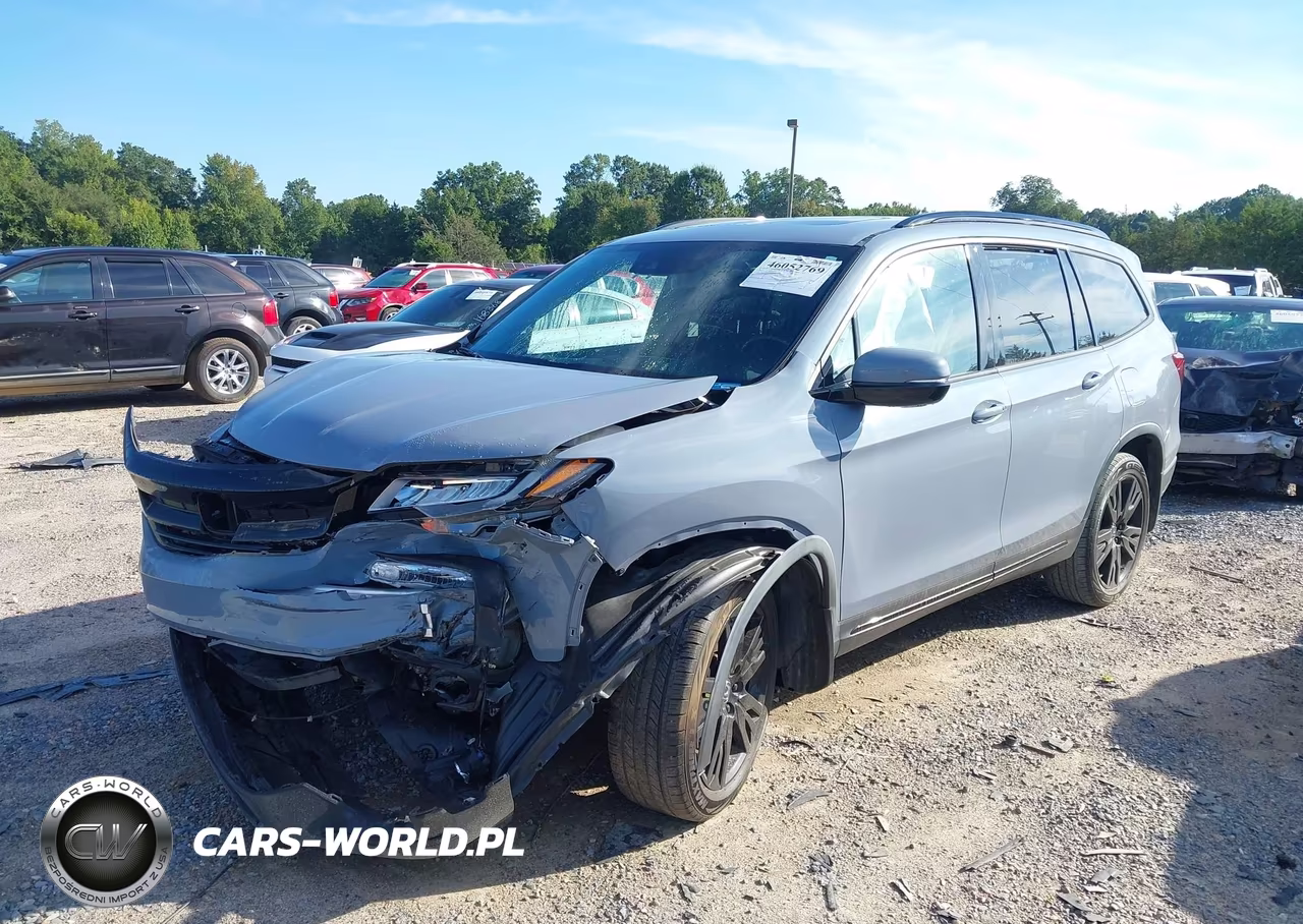 2022 Honda Pilot Awd Black Edition VIN:5FNYF6H75NB052920 - 2