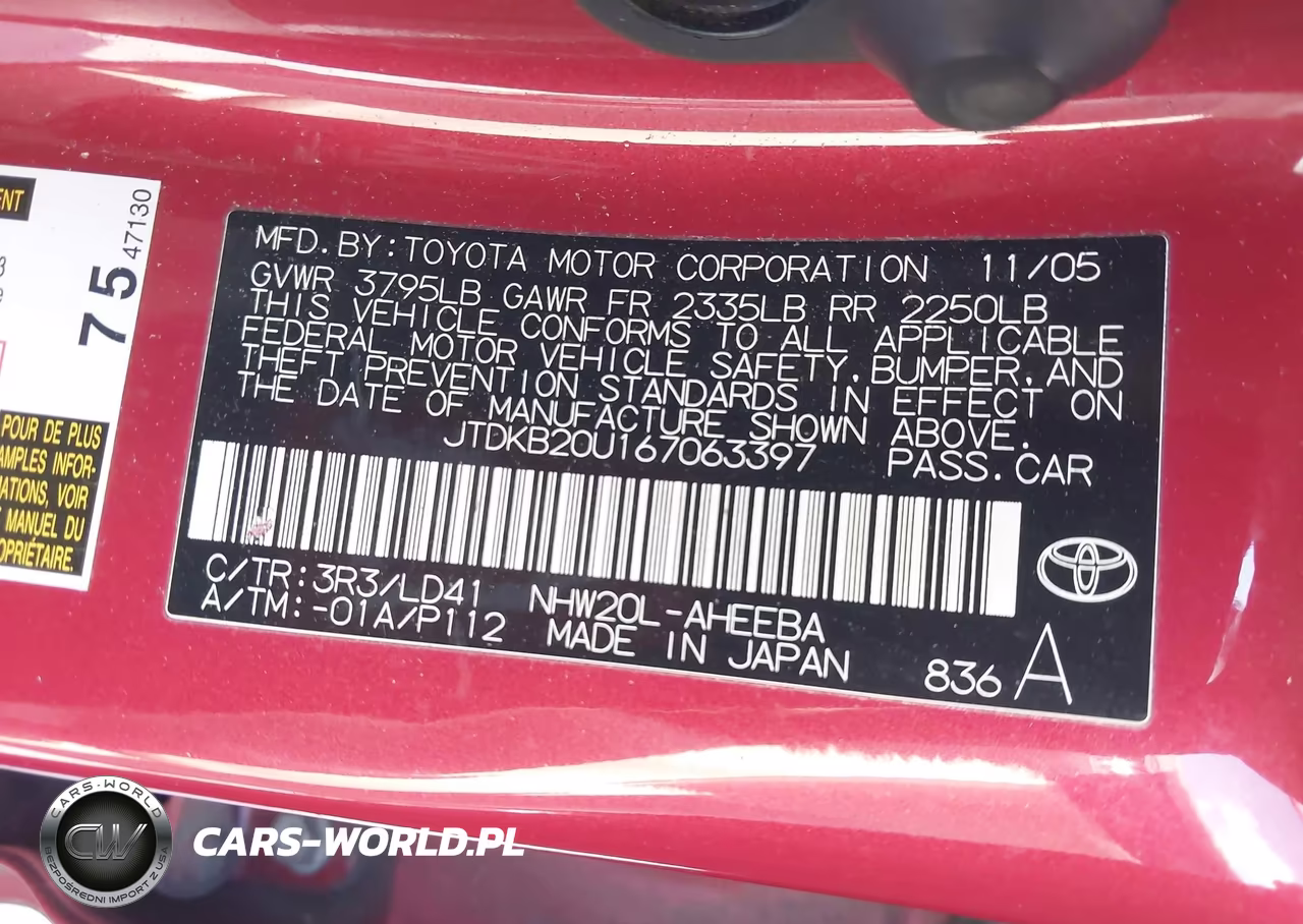 2006 Toyota Prius VIN:JTDKB20U167063397 - 9