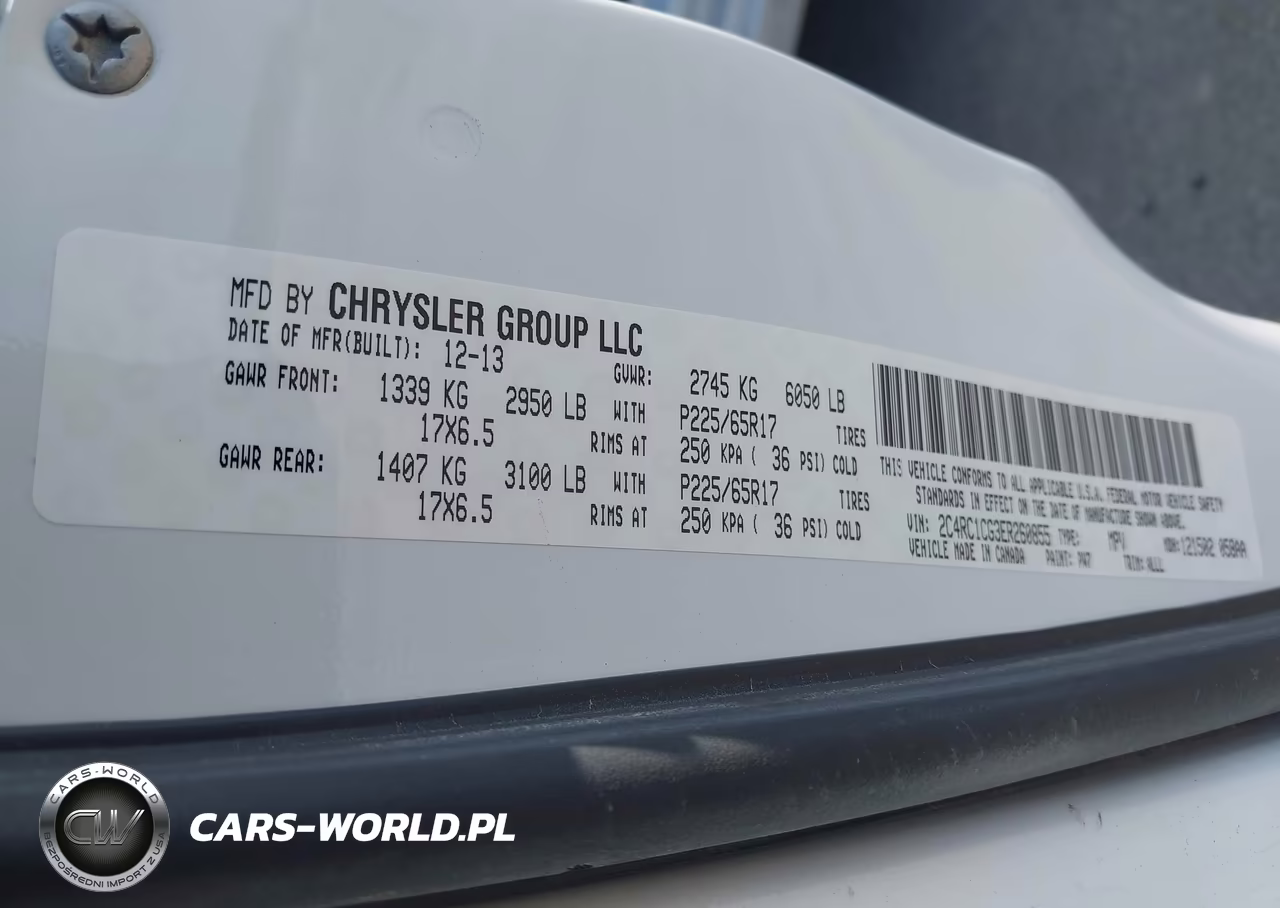 2014 Chrysler Town & Country Touring-L VIN:2C4RC1CG3ER260855 - 9