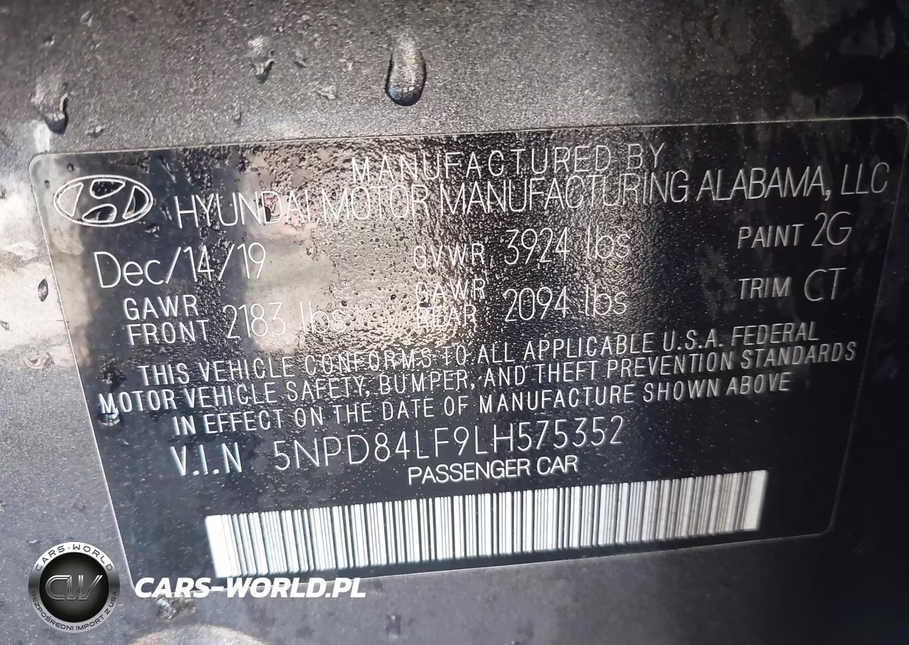 2020 Hyundai Elantra Sel VIN:5NPD84LF9LH575352 - 9