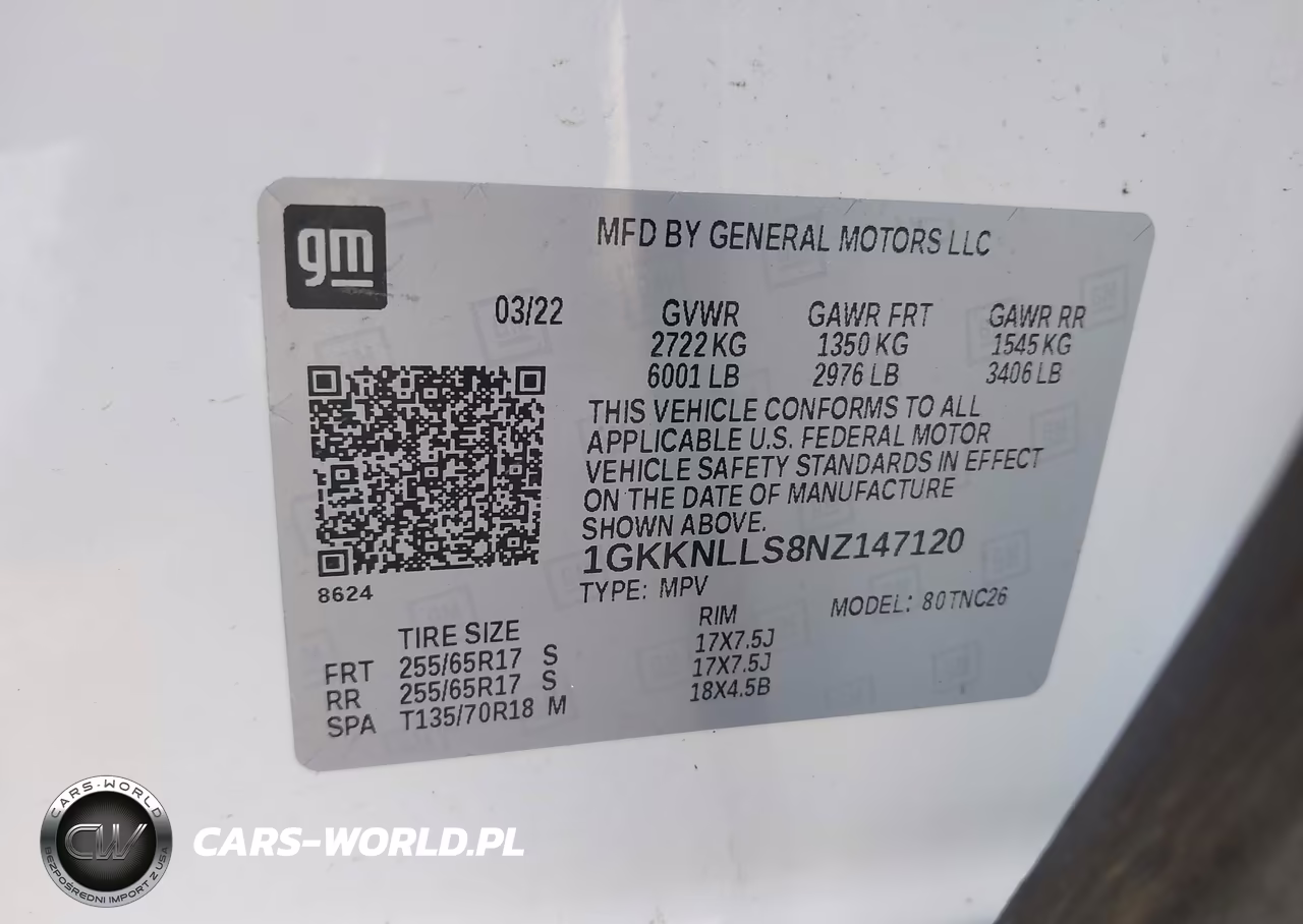 2022 GMC Acadia Awd At4 VIN:1GKKNLLS8NZ147120 - 9