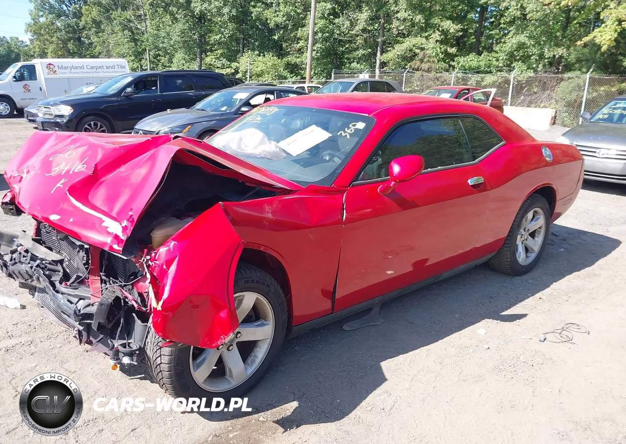 2013 Dodge Challenger Sxt VIN:2C3CDYAG8DH581541 - 2