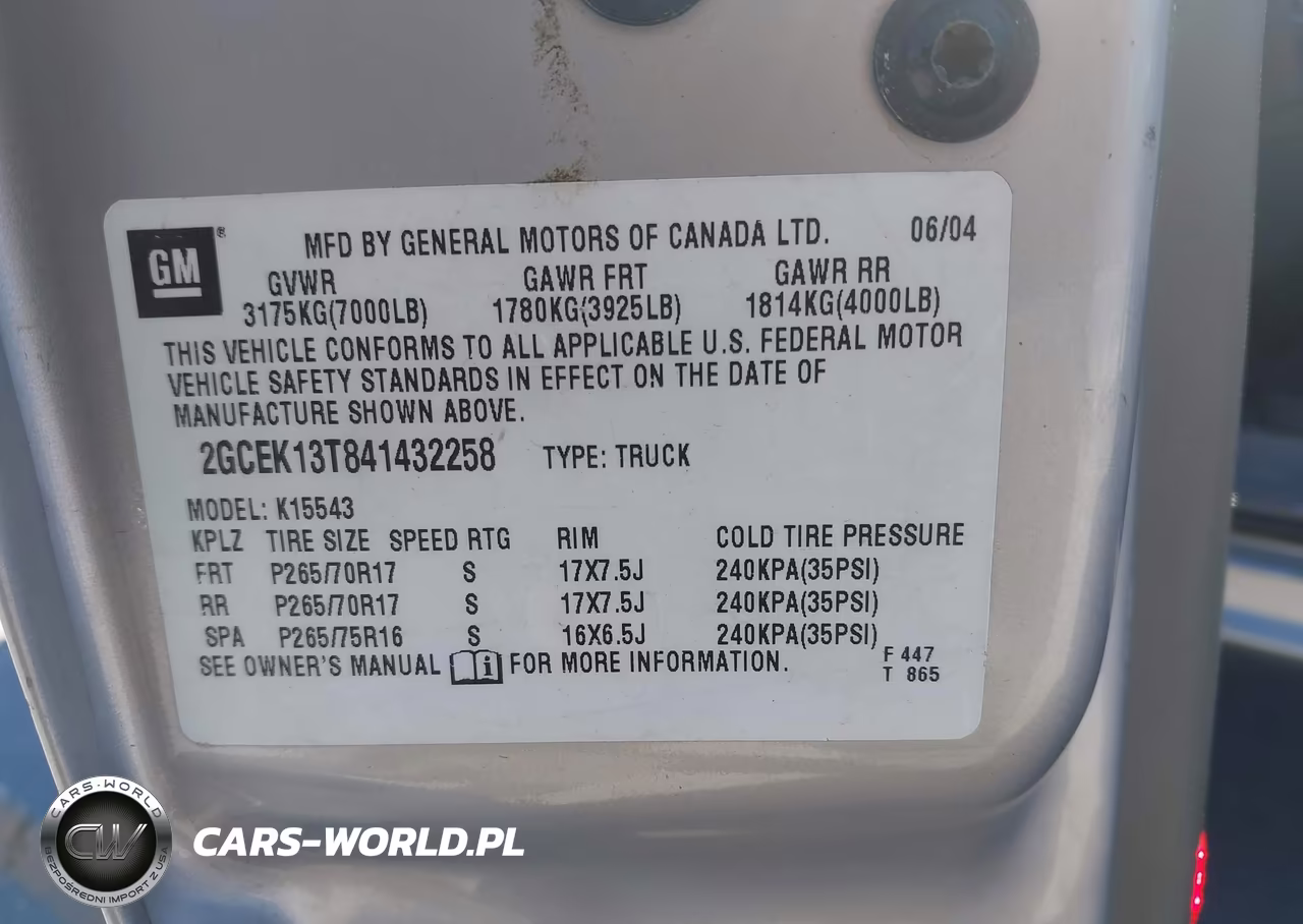 2004 Chevrolet Silverado 1500 Z71 VIN:2GCEK13T841432258 - 9