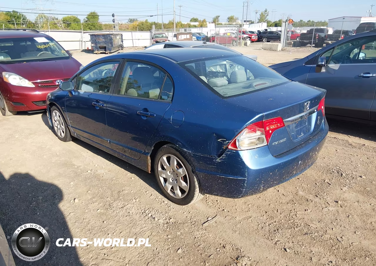 2009 Honda Civic Lx VIN:19XFA16569E033444 - 3