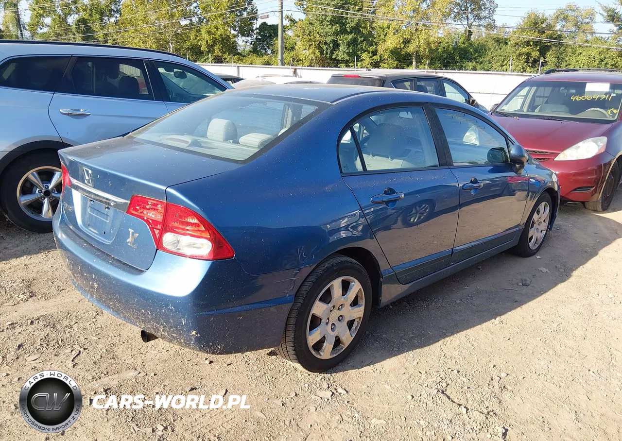 2009 Honda Civic Lx VIN:19XFA16569E033444 - 4