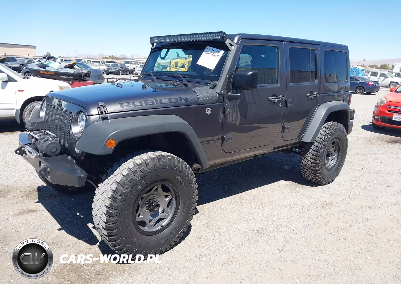 2017 Jeep Wrangler Unlimited Rubicon 4X4 VIN:1C4BJWFG8HL646376 - 2
