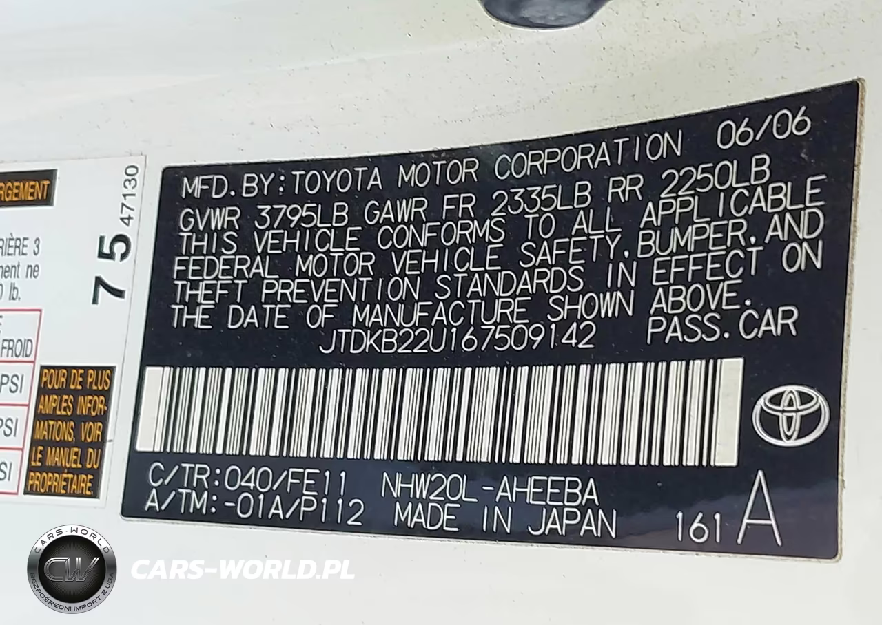 2006 Toyota Prius VIN:JTDKB22U167509142 - 9