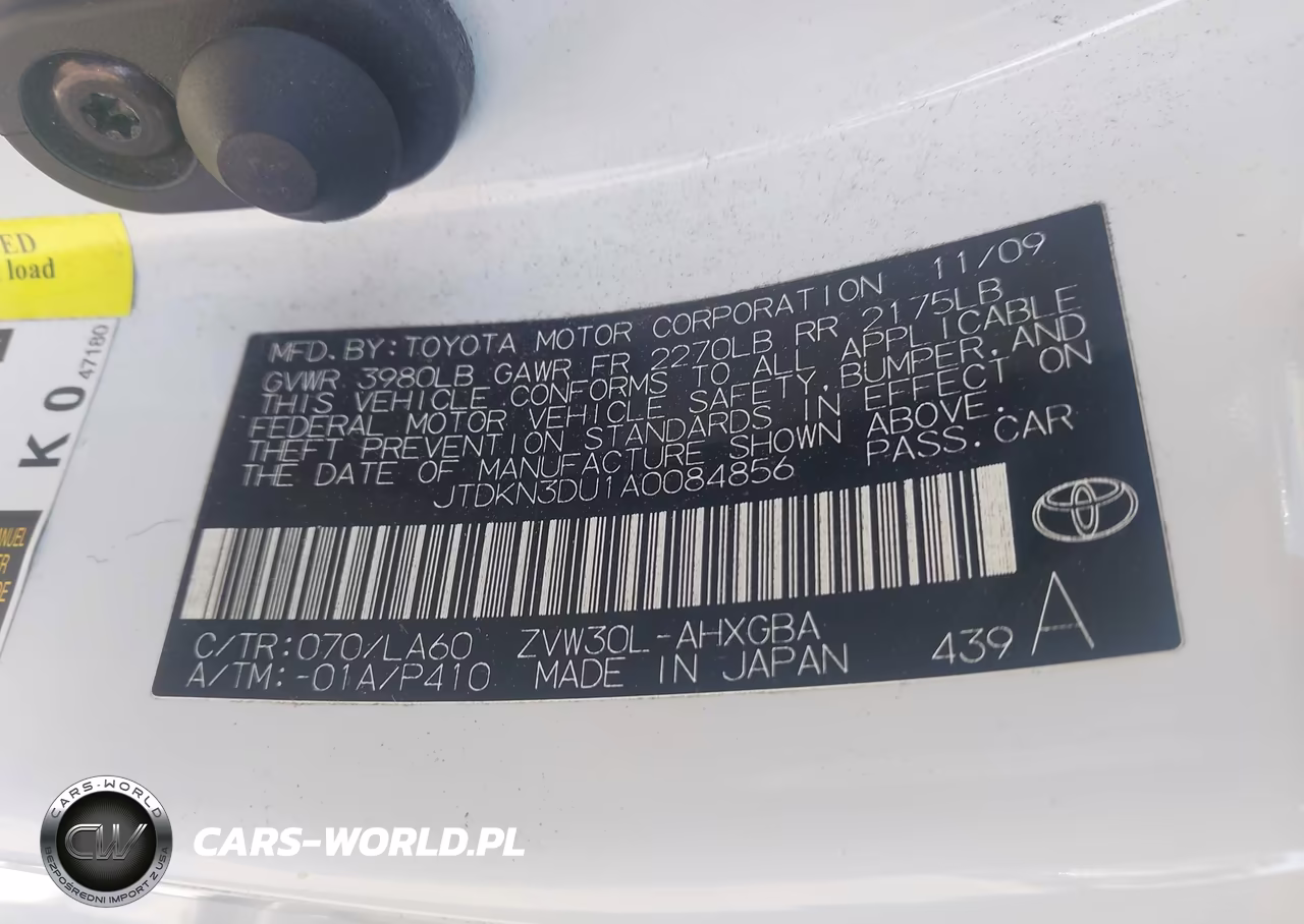 2010 Toyota Prius V VIN:JTDKN3DU1A0084856 - 9