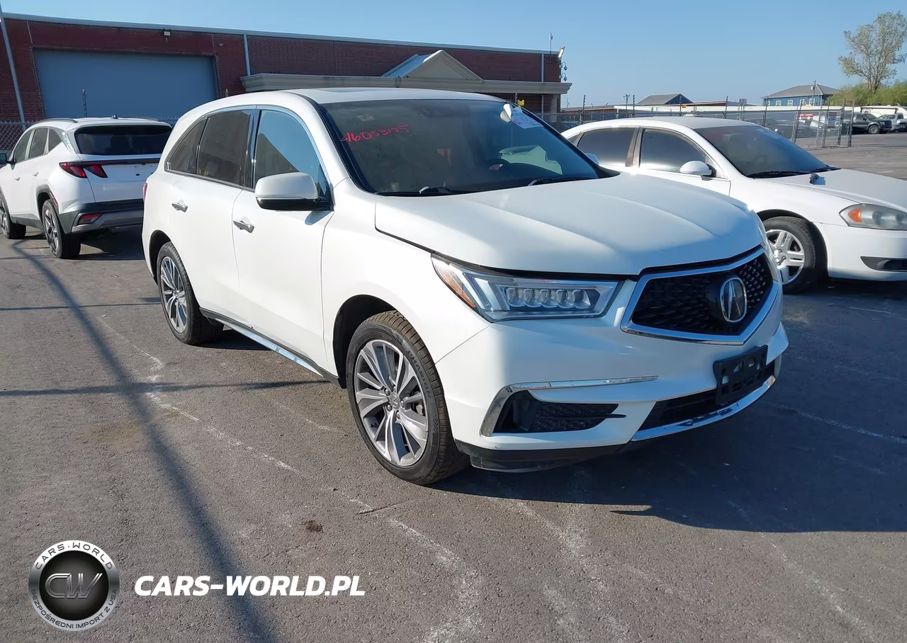 2018 Acura Mdx Technology Package Acurawatch Plus Pkg