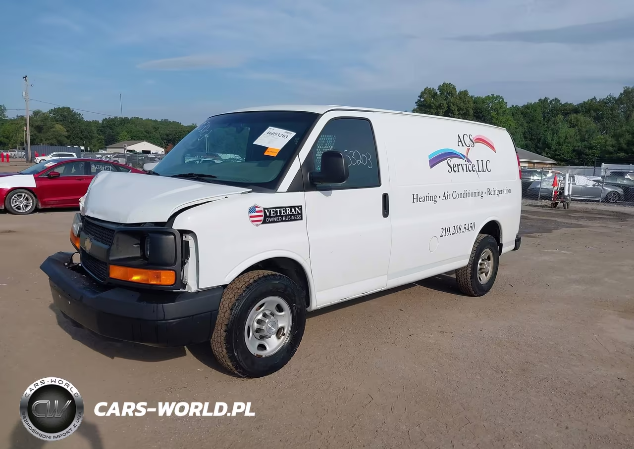 2014 Chevrolet Express 2500 Work Van VIN:1GCWGFBA3E1207319 - 2