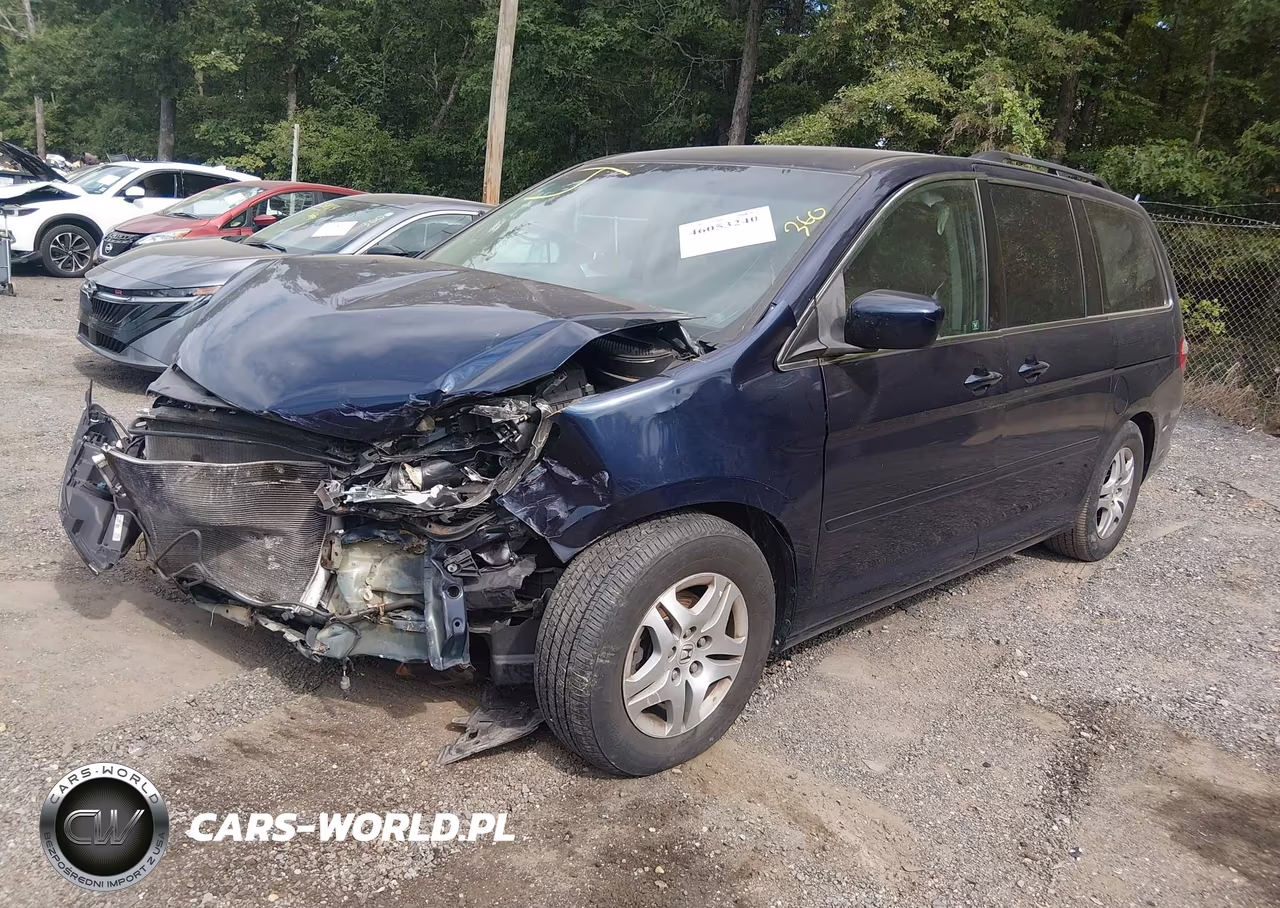 2007 Honda Odyssey Ex VIN:5FNRL38407B120707 - 2