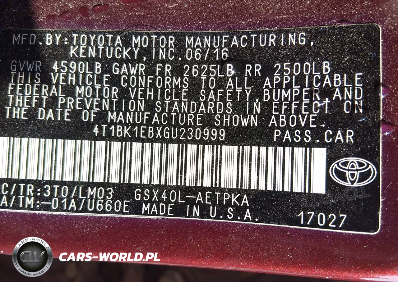 2016 Toyota Avalon Limited VIN:4T1BK1EBXGU230999 - 9