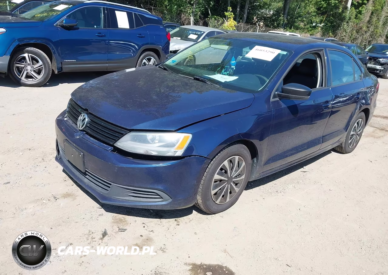 2014 Volkswagen Jetta 2.0L S VIN:3VW2K7AJ9EM376569 - 2