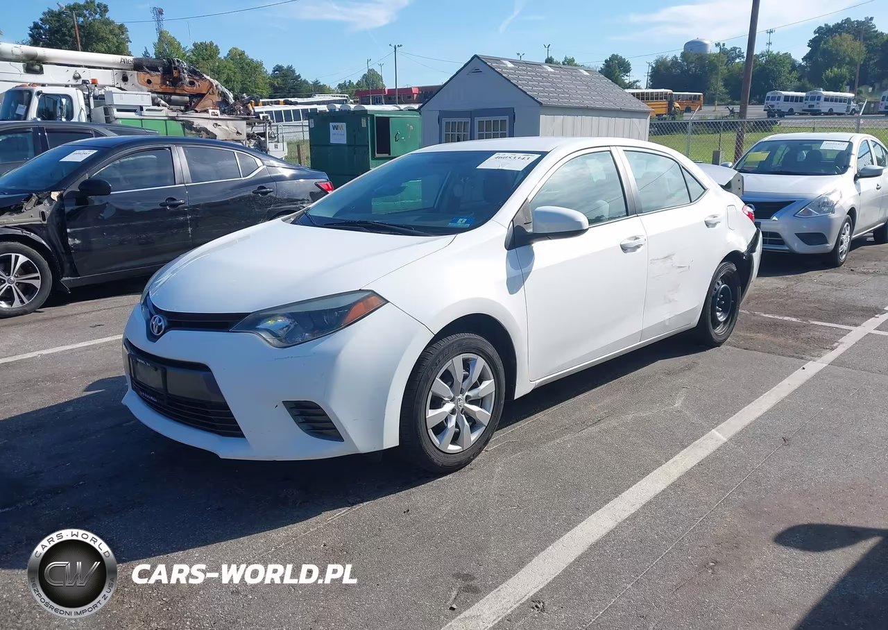 2016 Toyota Corolla Le VIN:2T1BURHE0GC599810 - 2