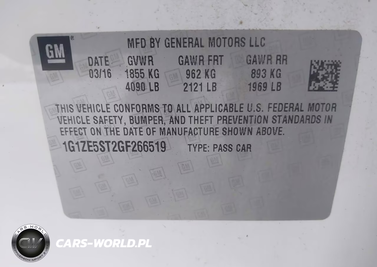 2016 Chevrolet Malibu 1Lt VIN:1G1ZE5ST2GF266519 - 9