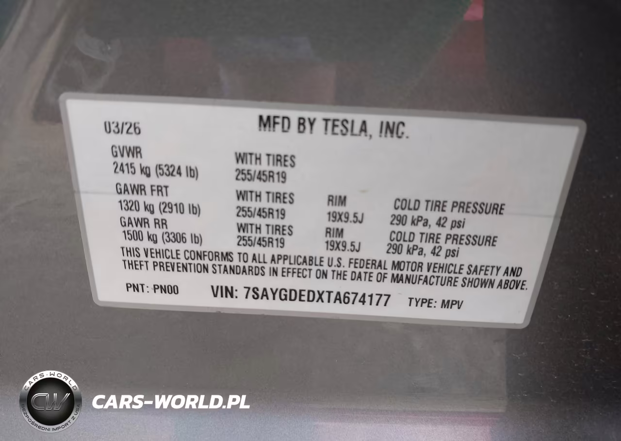 2026 Tesla Model Y Premium Rear-Wheel Drive-Rear-Wheel Drive VIN:7SAYGDEDXTA674177 - 9