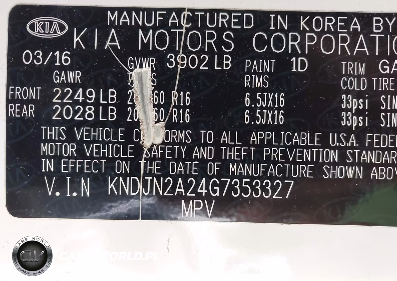 2016 Kia Soul VIN:KNDJN2A24G7353327 - 9