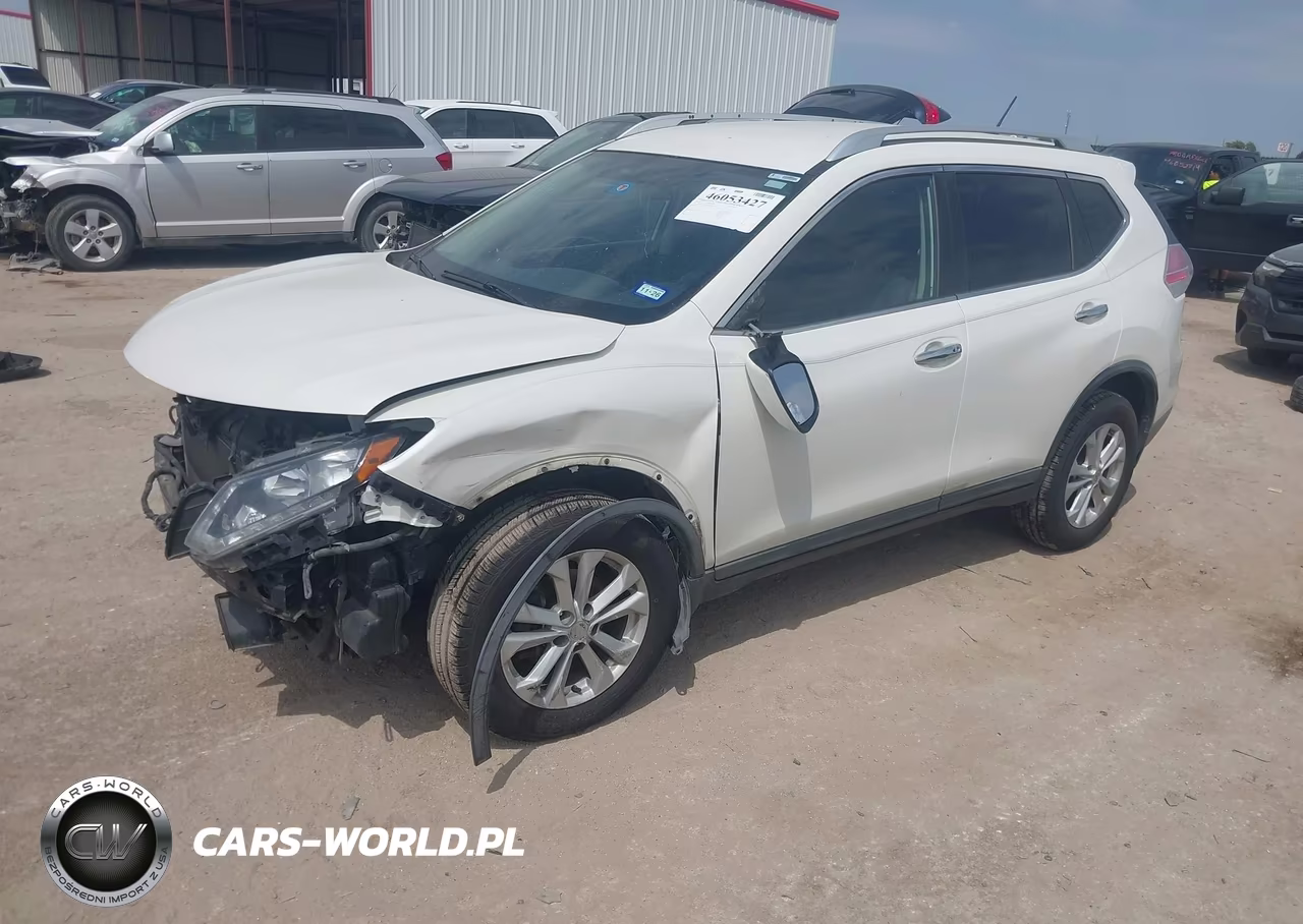 2016 Nissan Rogue Sv VIN:KNMAT2MVXGP701045 - 2