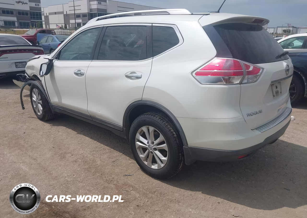 2016 Nissan Rogue Sv VIN:KNMAT2MVXGP701045 - 3