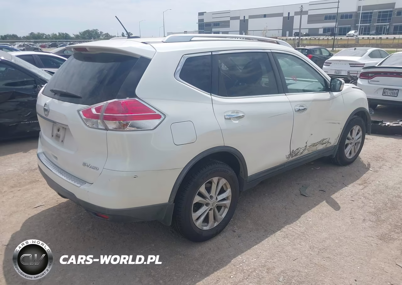 2016 Nissan Rogue Sv VIN:KNMAT2MVXGP701045 - 4