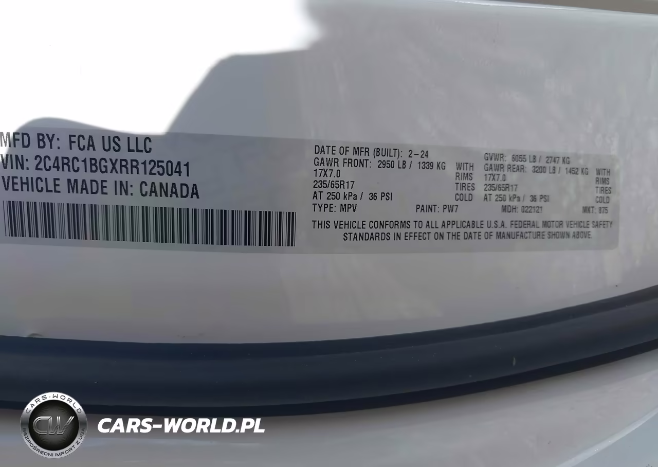 2024 Chrysler Pacifica Touring L VIN:2C4RC1BGXRR125041 - 9