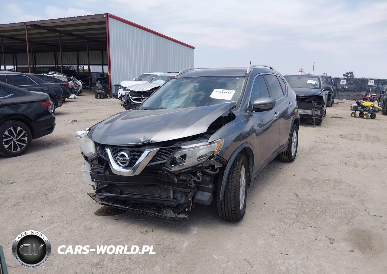 2016 Nissan Rogue Sv VIN:KNMAT2MT5GP606343 - 2