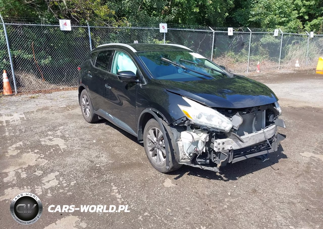 2017 Nissan Murano Sl VIN:5N1AZ2MH9HN110576 - 1