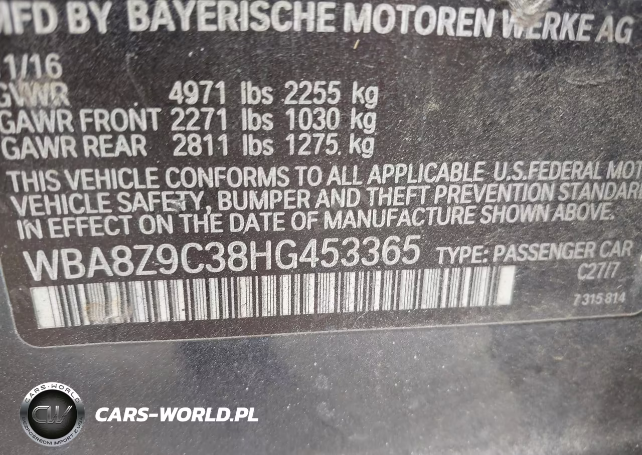 2017 BMW 330I Gran Turismo xDrive VIN:WBA8Z9C38HG453365 - 9