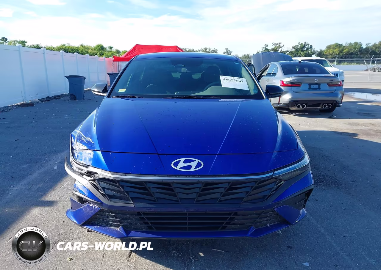 2025 Hyundai Elantra Sel Sport VIN:KMHLM4DG3SU020606 - 12