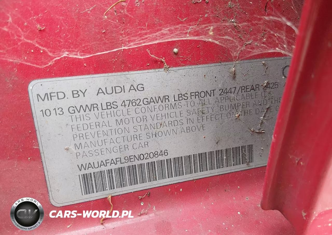 2014 Audi A4 2.0T Premium VIN:WAUAFAFL9EN020846 - 9